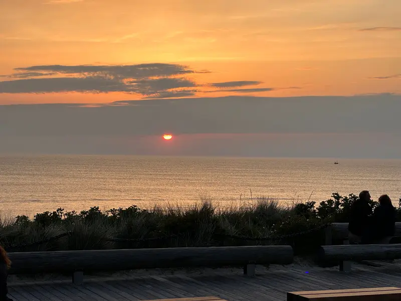 Sonnenuntergang am Strand von Wenningstedt